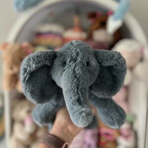 Retired Jellycat Huggady Elephant - Authentic & HTF! - NO Tush Tag!!